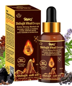 AVG Shilajit Vital Drops Herbal Oil - 20ml