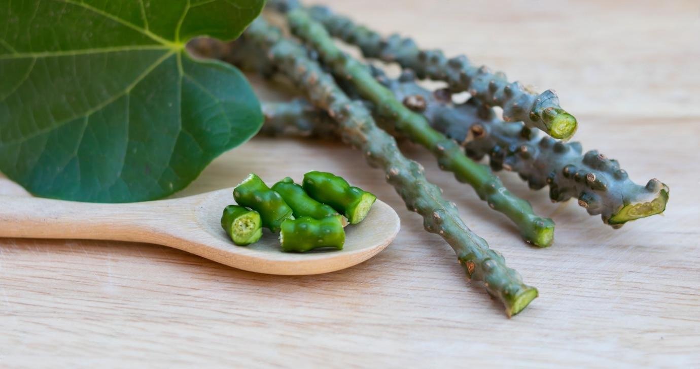 giloy wooden spoon